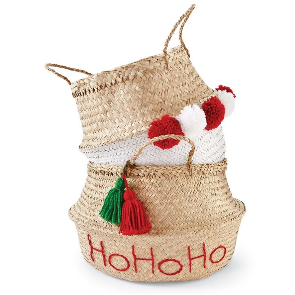 NWT - Mud Pie HOLIDAY COLLAPSIBLE BASKET